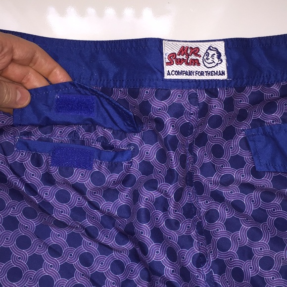 Men’s “MR.SWIM” Swim Trunks Shorts W34 6” inseam - Picture 6 of 8
